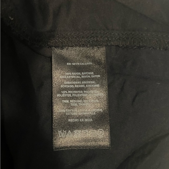 Anthropologie embroidered dress, black and white, size 4 - Picture 4 of 4